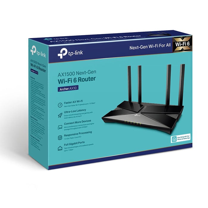 tp-link Archer AX10 AX1500 Wi-Fi 6 Router AX10 - Bing Lee
