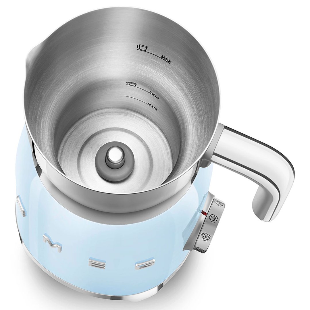 Smeg 50's Style Milk Frother - Pastel Blue MFF11PBAU