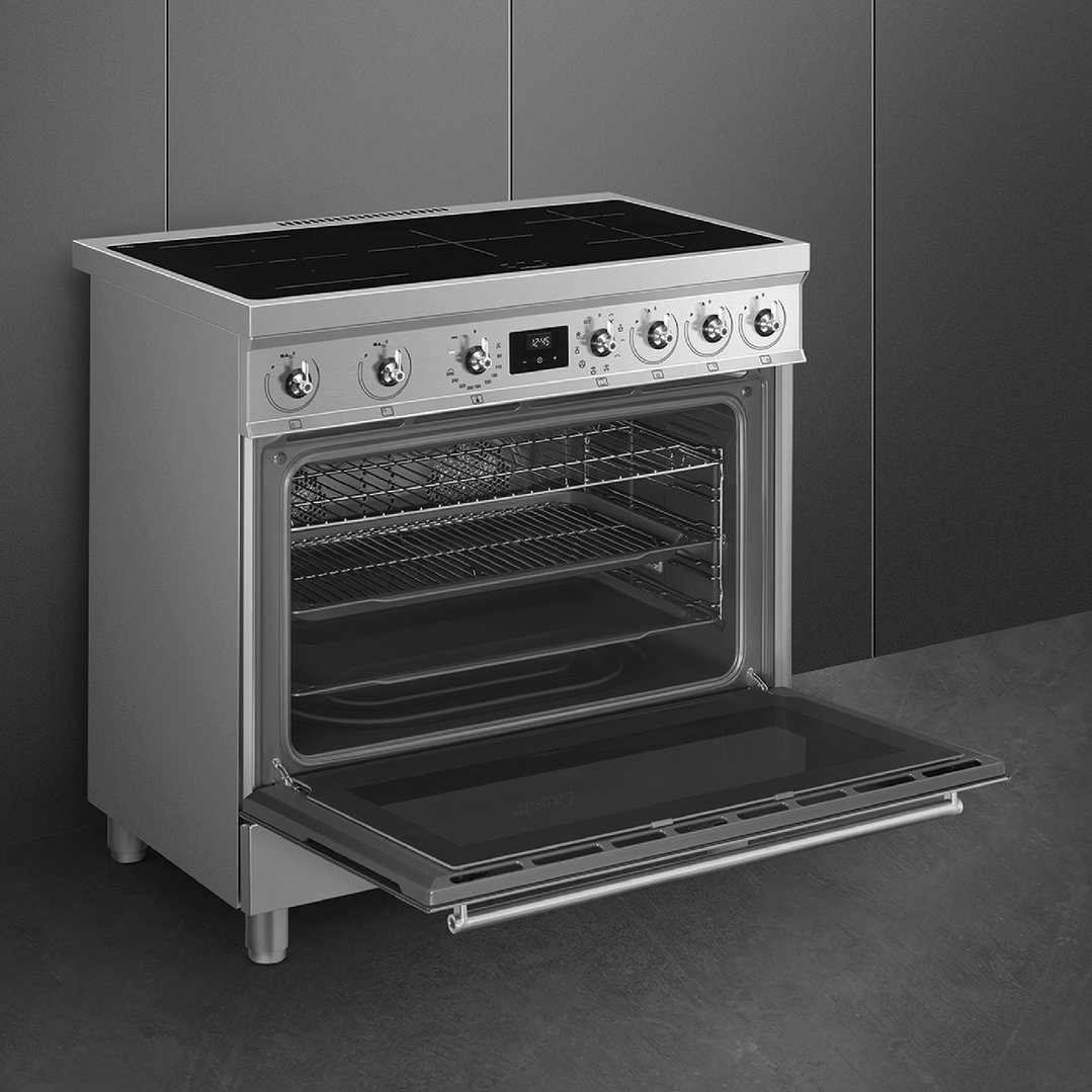 Smeg Classic 90cm Freestanding Cooker Stainless Steel C9IMX2