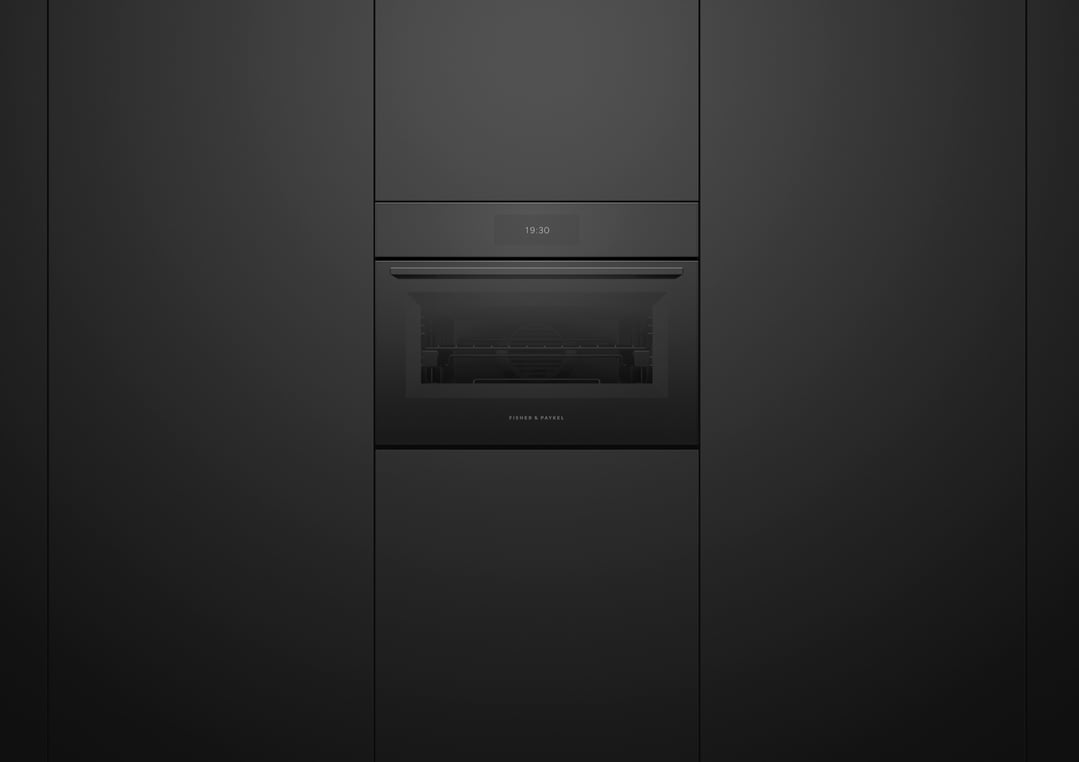 Fisher & Paykel 60cm Minimal Compact Combi-Steam Oven, Black OS60NAMHUB5