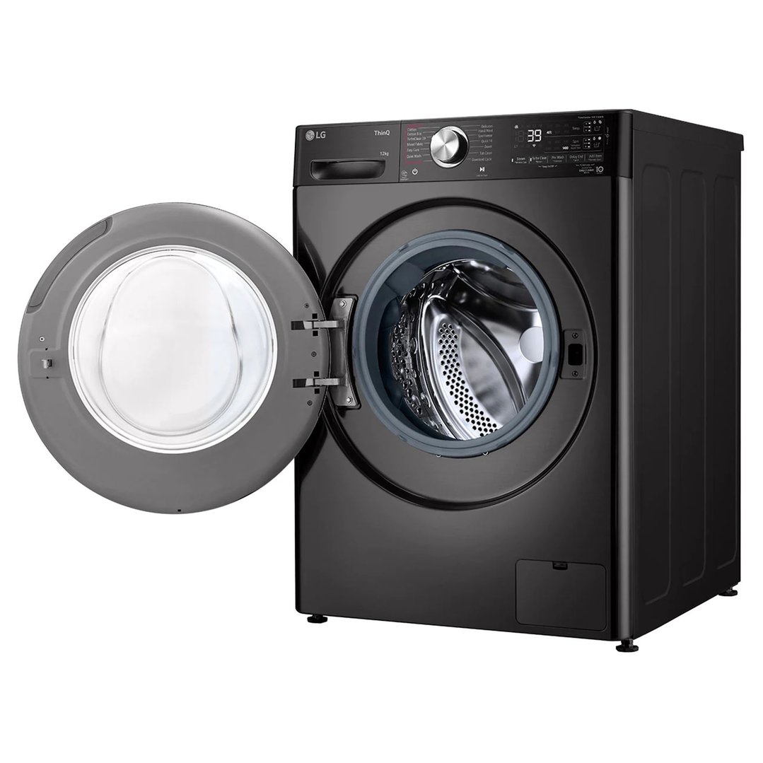 LG 12kg Series 10 Black Front Load Washing Machine WV10-1412B