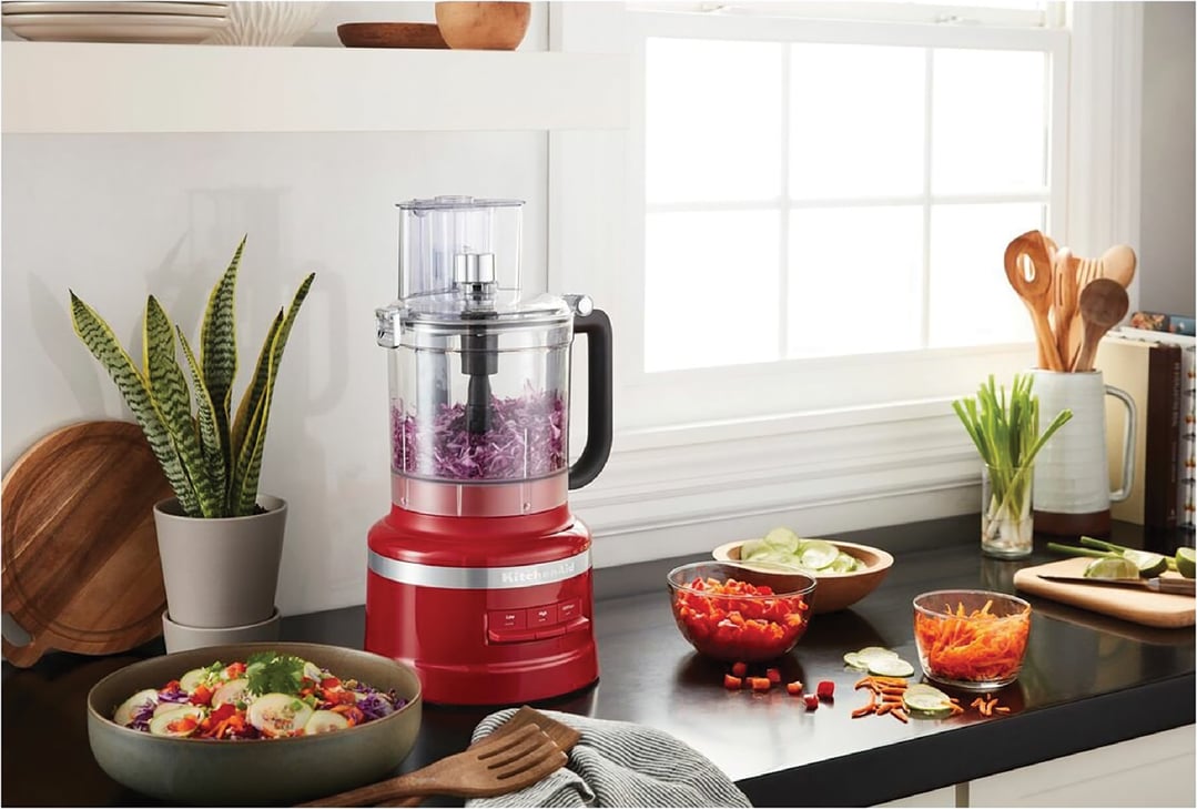 Kitchenaid 13 Cup Food Processor Empire Red 5KFP1319AER