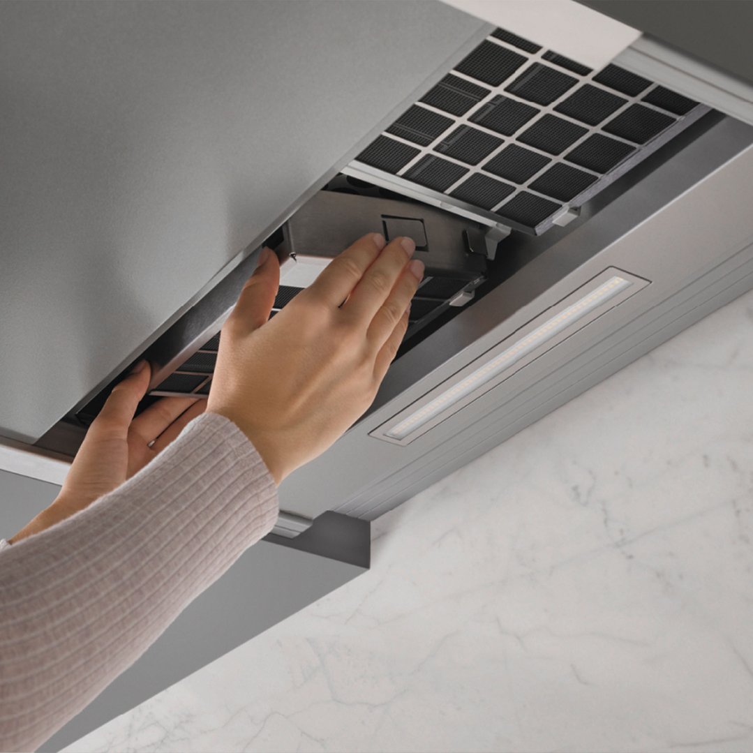 Miele 60cm Slimline Slideout Rangehood Stainless Steel DAS2620