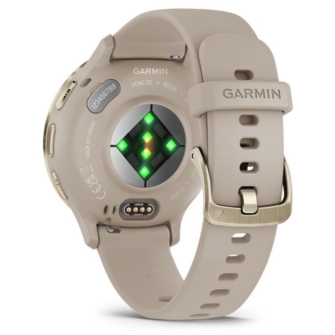Garmin Venu® 3S 41mm French Gray/Soft Gold 010-02785-02