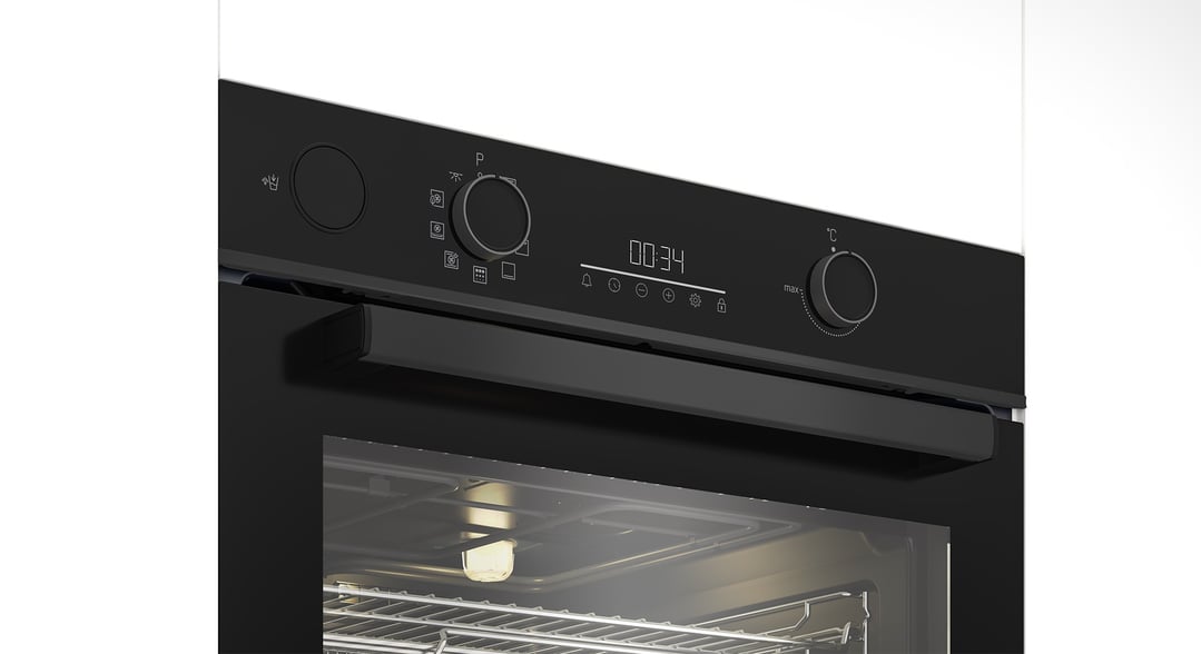 Beko 60cm SteamAssist & Pyrolytic Cleaning Built-In Oven BBO6851PSDX