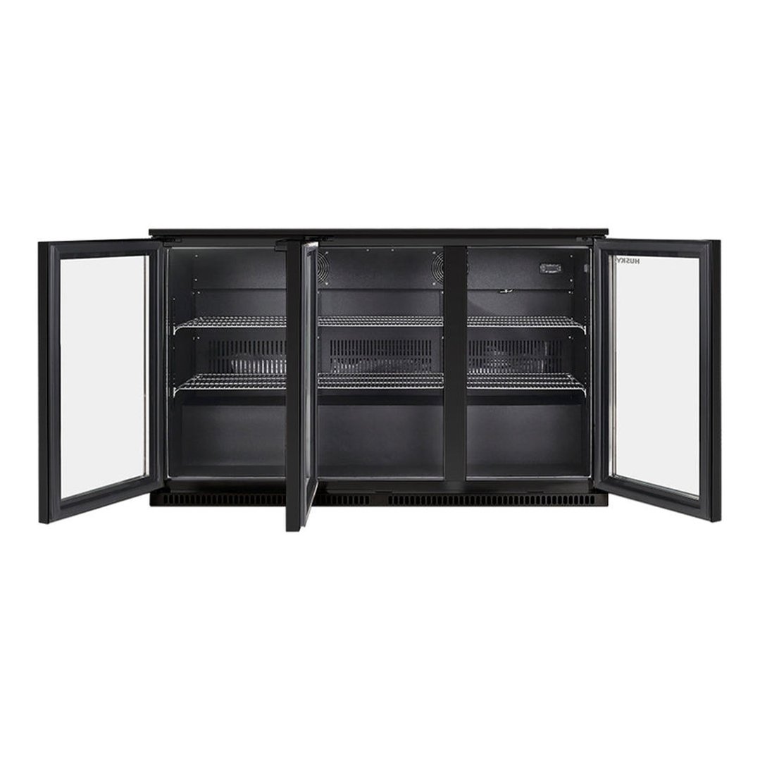 Husky 307L Alfresco Triple Door Chiller in Black ALFC3BK840ELB