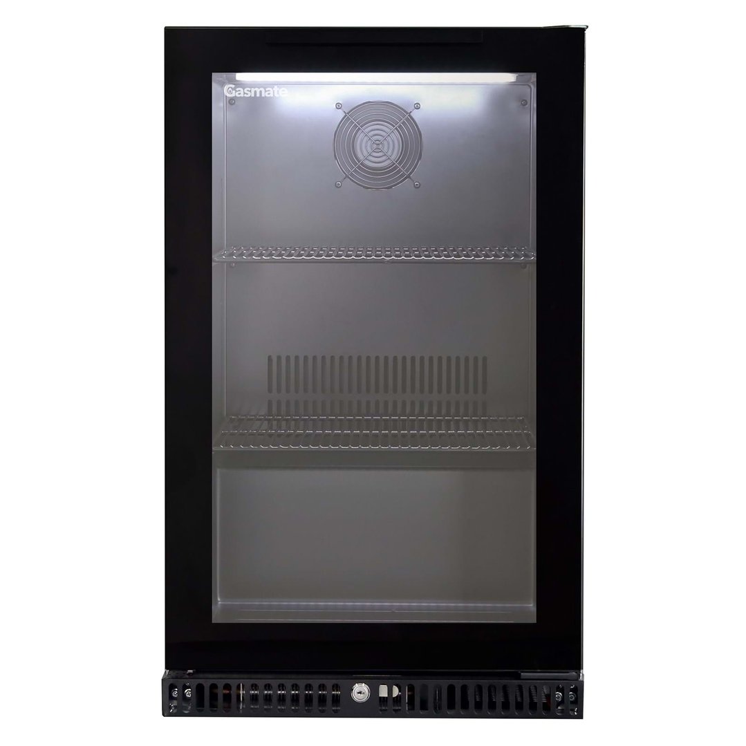 Gasmate 1 Door Premium Bar Fridge 97L - Black Interior BFR1088-101