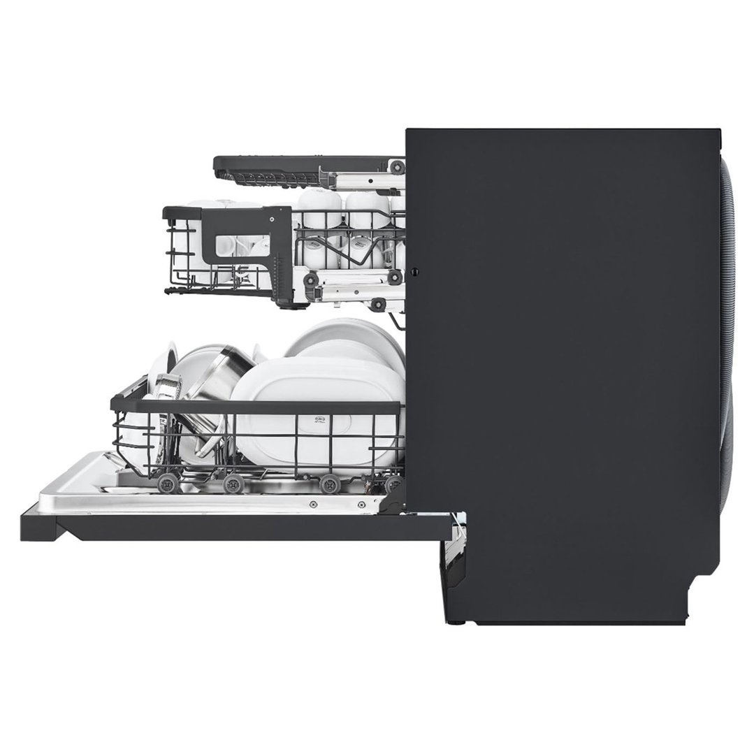 LG 15 Place QuadWash® Built-Under Dishwasher in Matte Black Finish XD3A25UMB