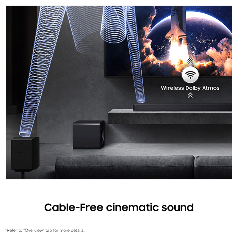 Samsung Q-series Soundbar HW-Q930H 9.1.4 ch Subwoofer & Rear (2026) HW-Q930H/XY