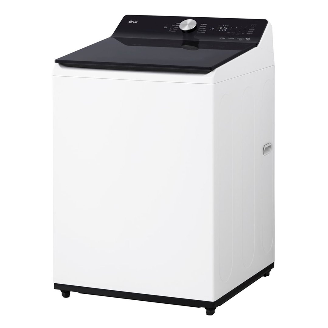 LG 12kg AI Top Load Washer - AI DD - White WTX5-12W