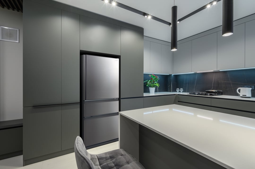 Mitsubishi Electric 450L CX Steel Series Bottom Mount Fridge - Matte Black MR-CX450ER-MB-A