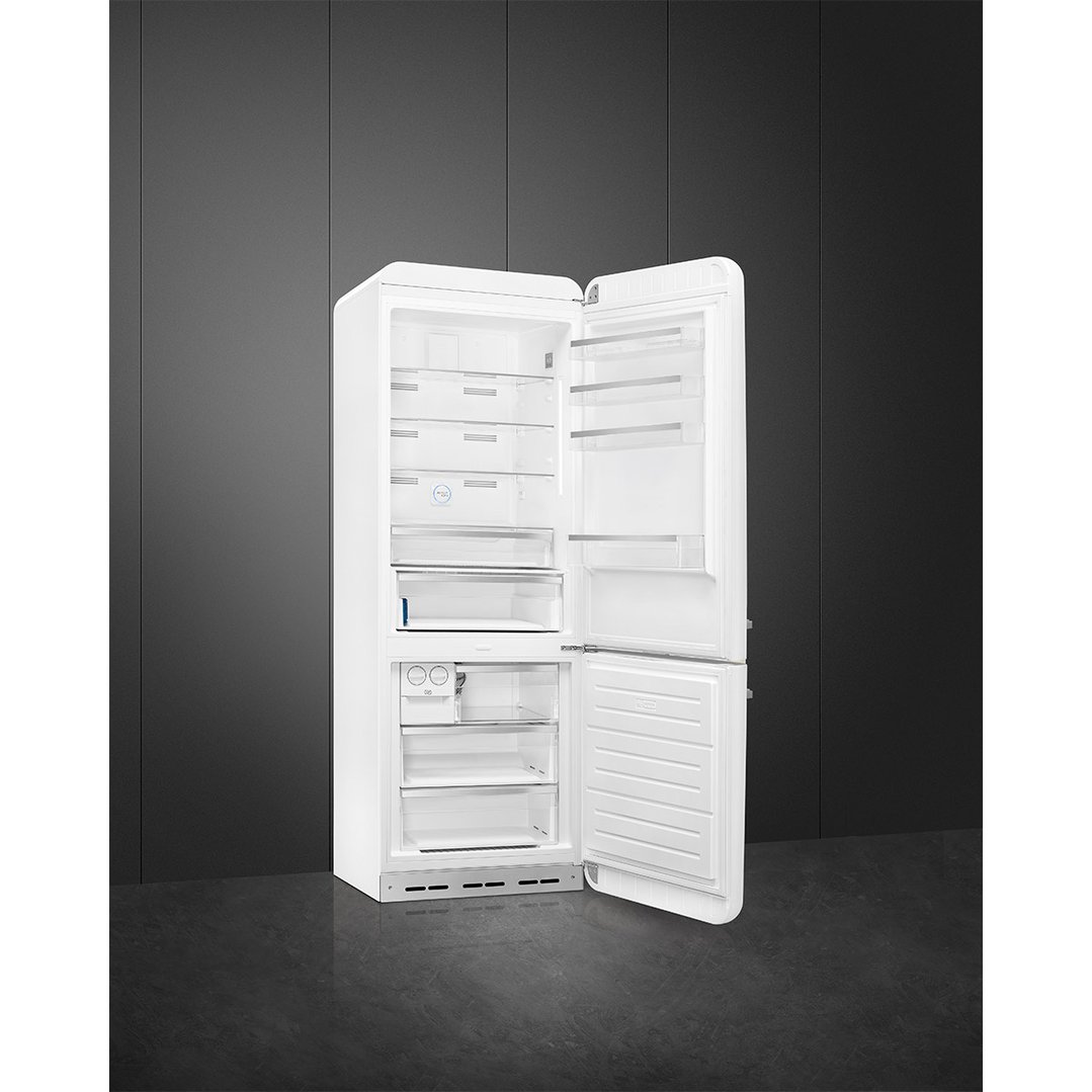 Smeg FAB 38 50’S Style Retro Refrigerator, Right Hand - White FAB38RWH5AU