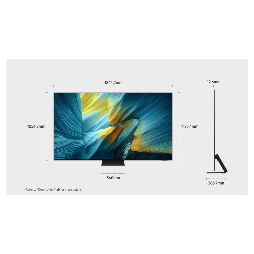 Samsung 83" S95F OLED 4K Smart AI TV 2025 QA83S95FAEXXY