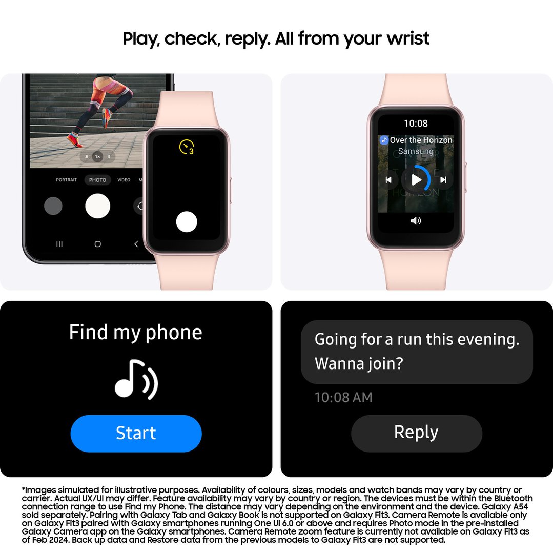 Samsung Galaxy Fit3 Bluetooth - Pink Gold SM-R390NIDAXSA