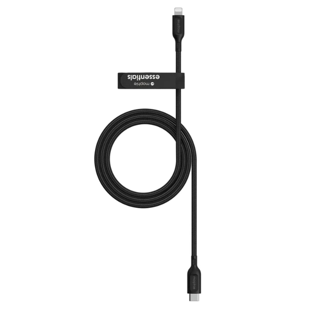 Mophie 2M Essential USB-C to Lightning Fast Charging Cable - Black 409912245