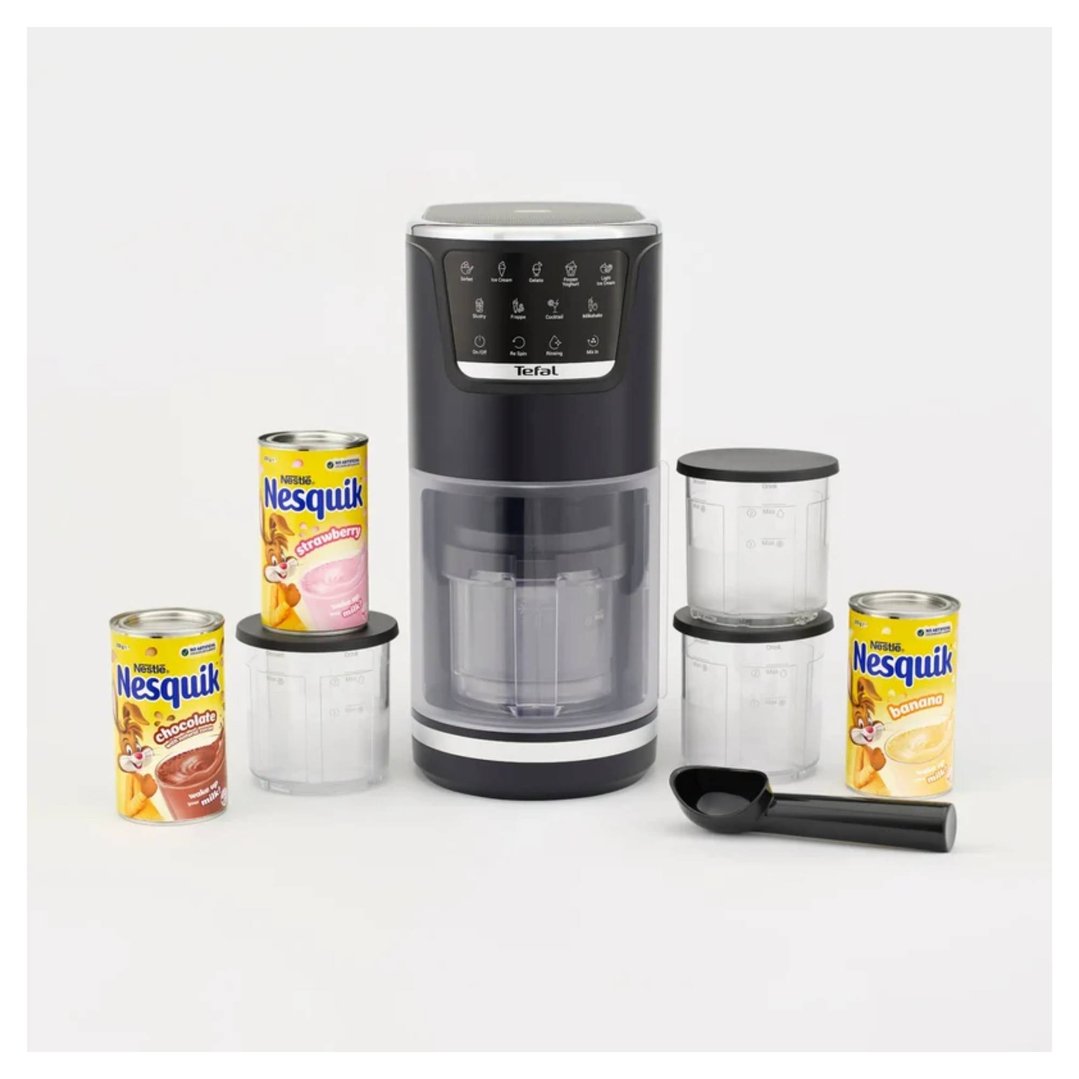 Tefal Dolci Black Knight Ice Cream Maker NQ32IG6048