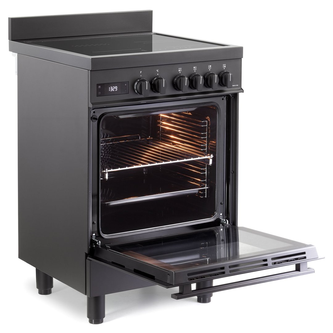 Delonghi 60cm Freestanding Deluxe Induction Cooker - Anthracite PRO66MALIN