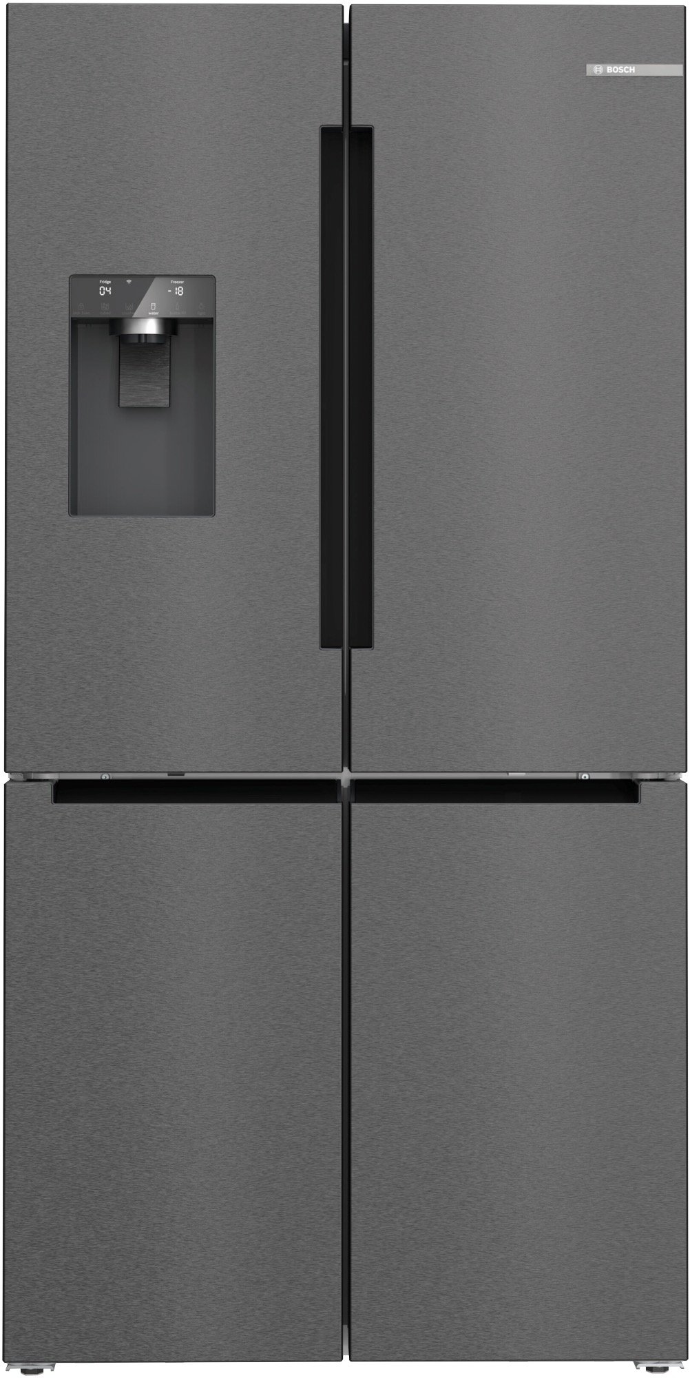 Bosch Series 6 Multi Door Fridge Freezer Brushed Black Steel KFD96AXEAA