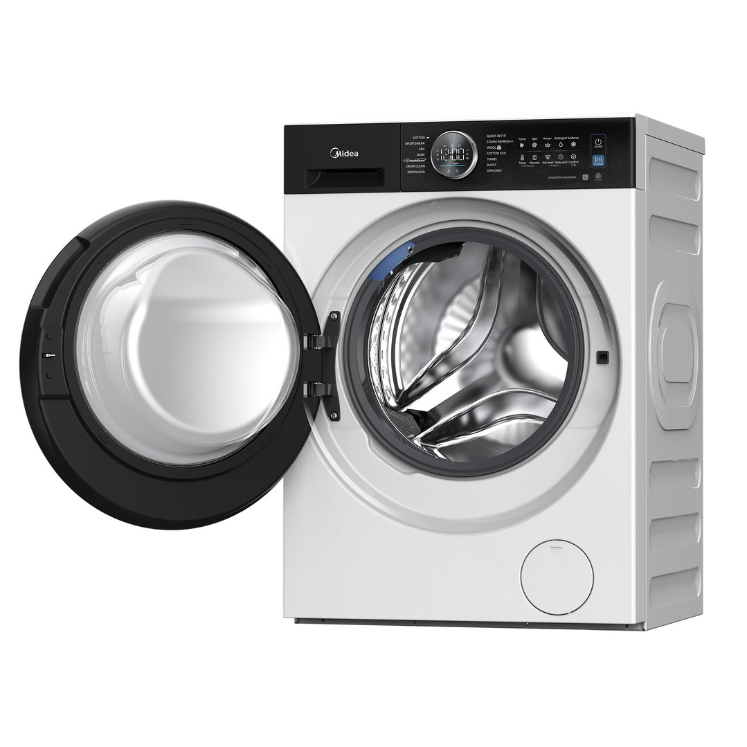 Midea 10kg Front Load Washer - White MF210W100BW