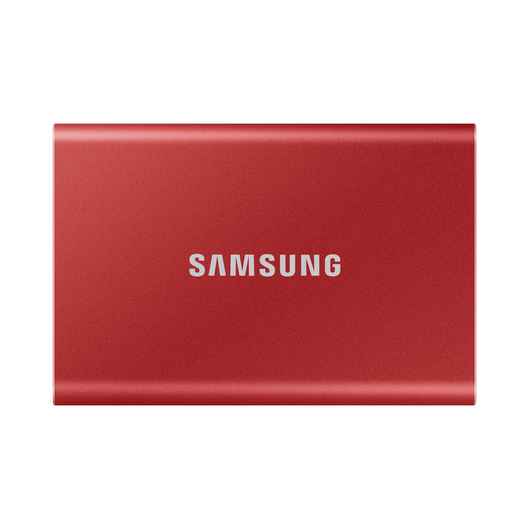 Samsung 2TB Portable SSD T7 USB3.2Metallic Red MU-PC2T0R