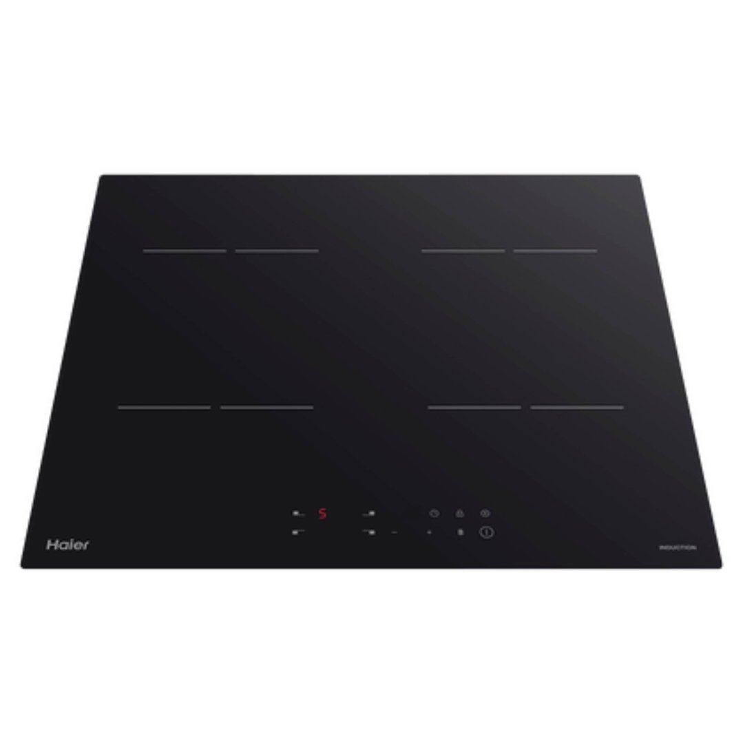 Haier 60cm Induction Cooktop, 4 Zone (Black Glass) HCI604TPB3