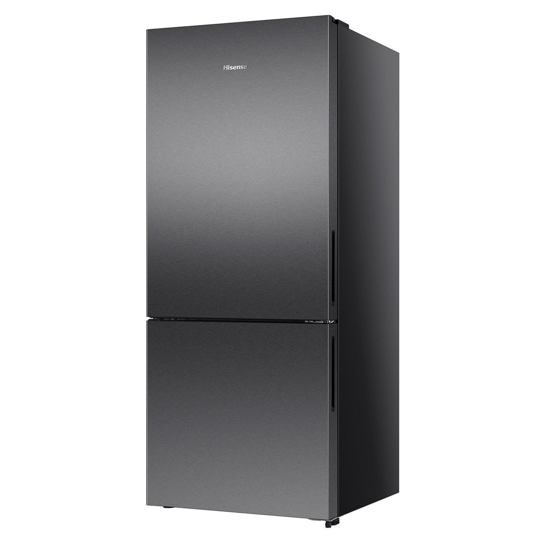 Hisense 417L Bottom Mount Refrigerator, Dark Stainless Steel HRBM418E