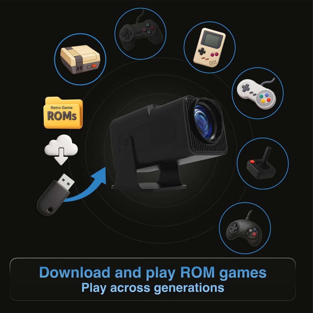 Laser 720P Smart Gaming Projector PJ-GH803B-168