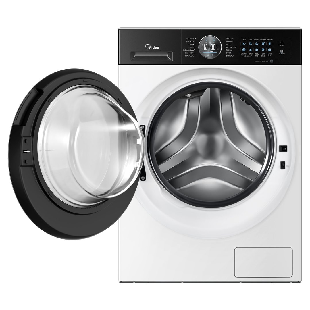 Midea 10kg Front Load Washer - White MF210W100BW
