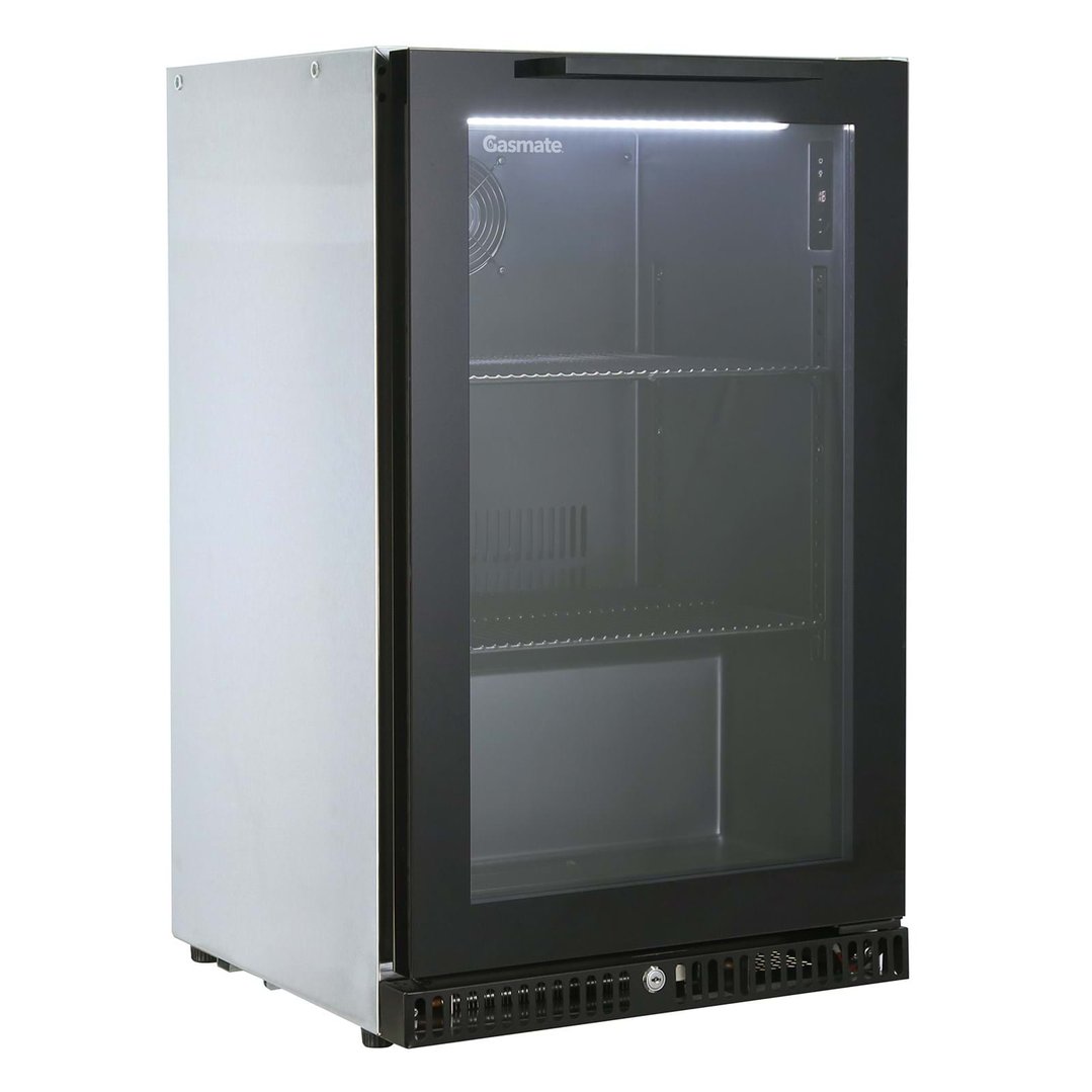 Gasmate 1 Door Premium Bar Fridge 97L - Black Interior BFR1088-101