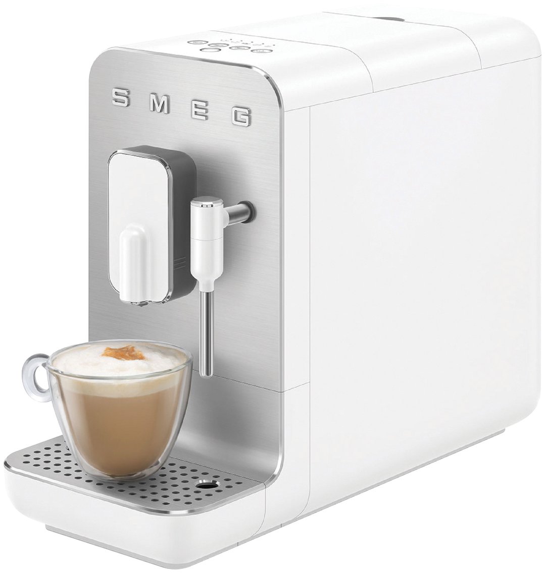 Smeg Bean to Cup Coffee Machine - White Matte BCC12WHMAU