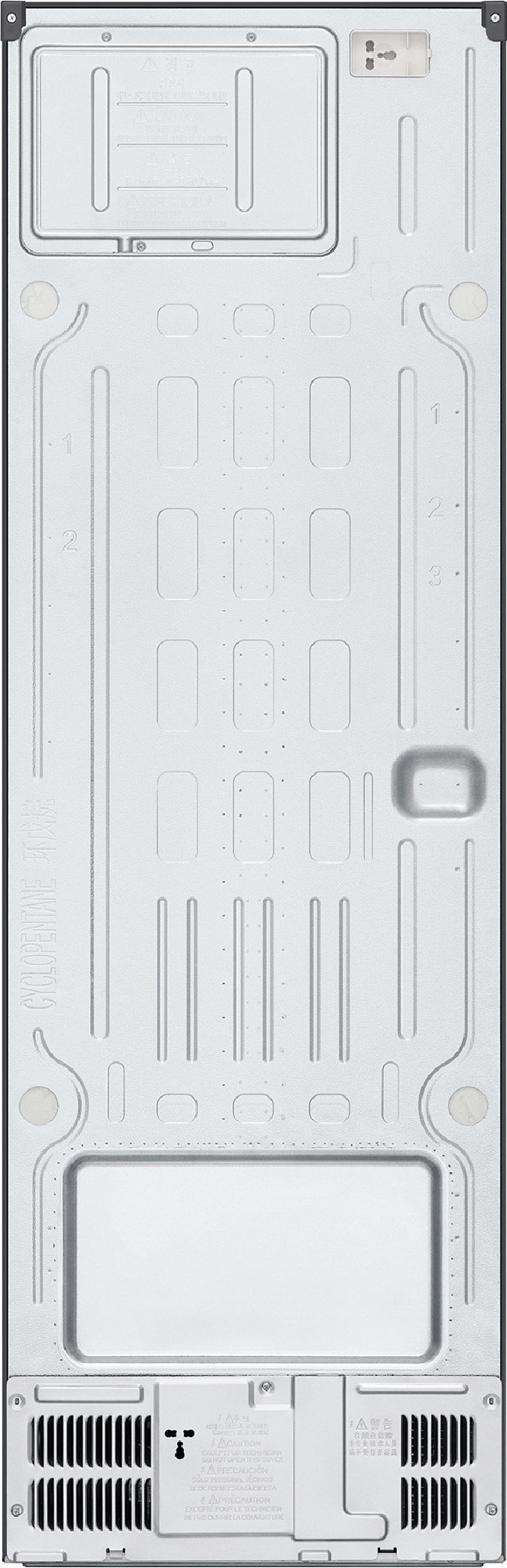 LG 324L Single door freezer in Matte Black GP-F324MBL