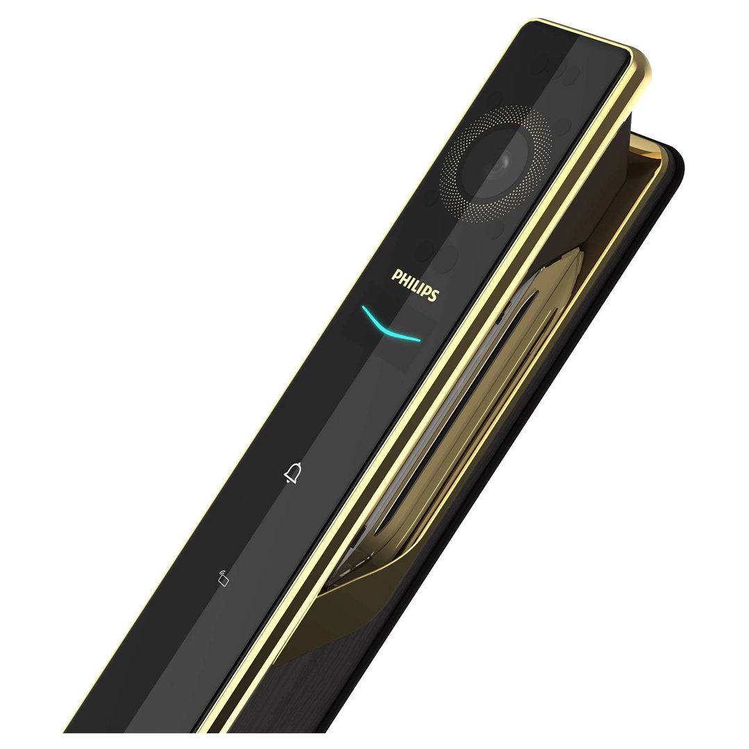 Philips 9000 Series Palm and Face Recognition Smart Lock - Gold DDL902-MFVP-11HWS-G