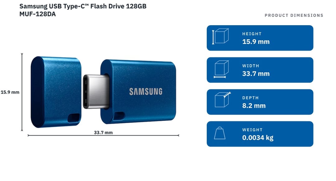 Samsung USB Type-C™ Flash Drive 128GB MUF-128DA