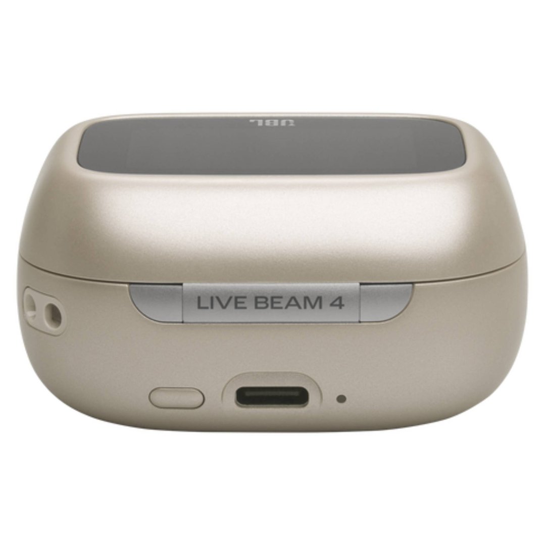 JBL Live Beam 4 True Wireless Noise Cancelling Earbuds - Champagne JBLLIVEBEAM4CPG
