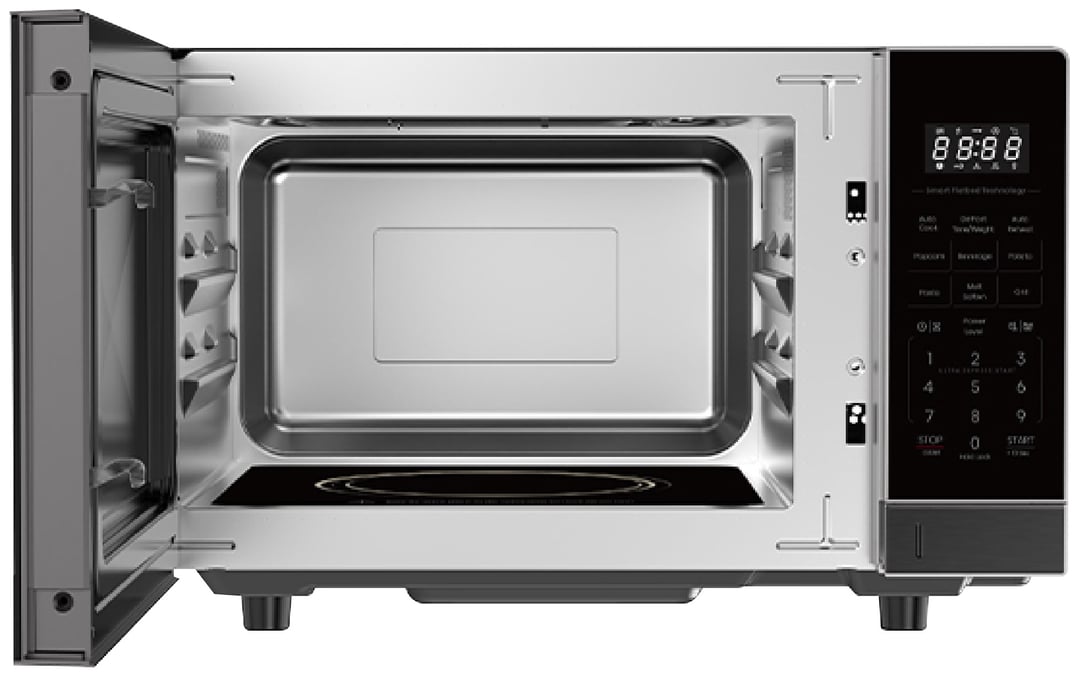Hisense 30L 1000W Inverter Dark Stainless Flatbed Microwave w/ Grill HMBS3010PFG
