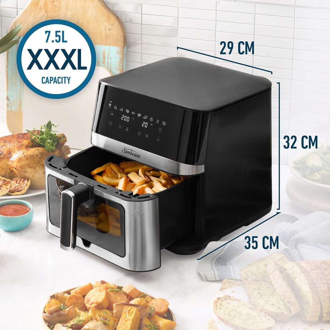 Sunbeam Alinea Max DiamondForce™ 7.5L Air Fryer. AFP4570DF