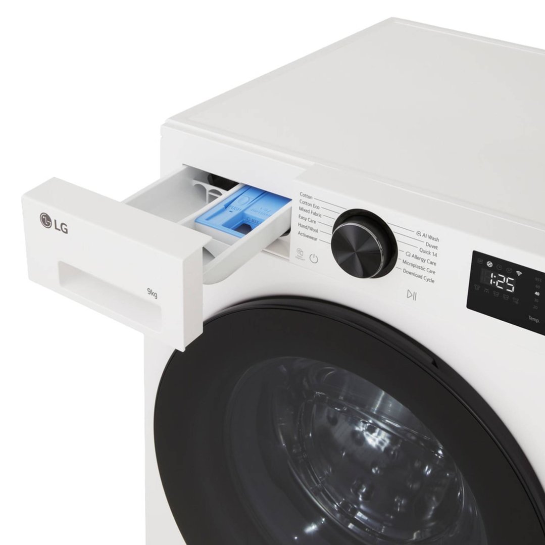 LG 8KG Series 3 AI Steam Front Load Washer White WX3-1408W
