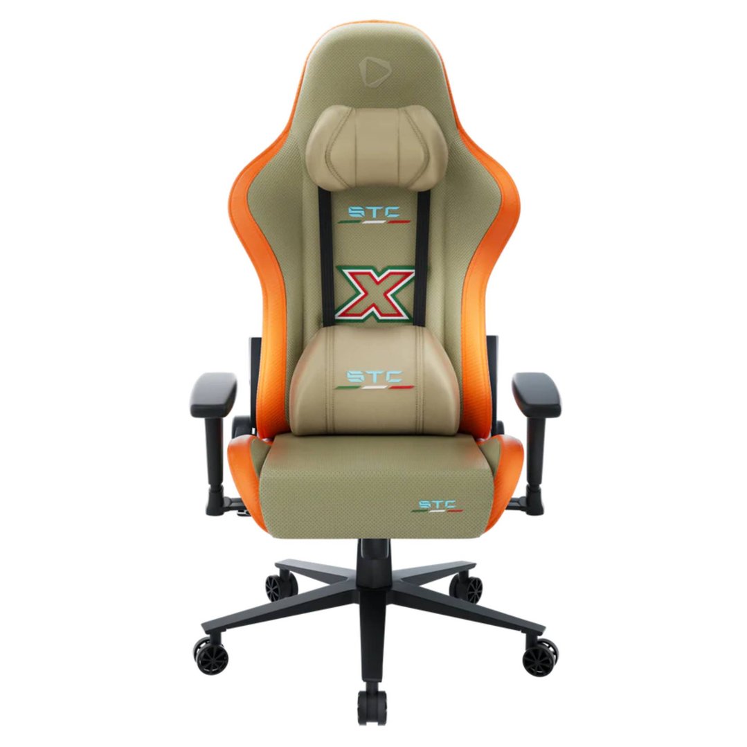 Onex Hardcore Gaming Chair - Sian Green/Orange + CHERRY MX 3.0S NBL Gaming Keyboard Combo Pack ONEX-STC-X-P-SGO
