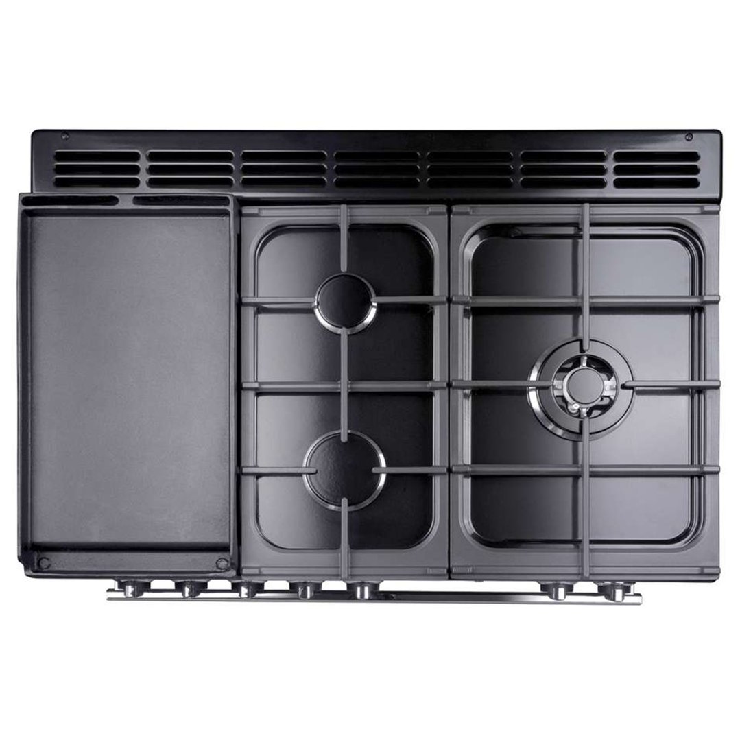 Falcon Professional+ FX 90CM Dual Fuel Range Cooker Slate/Chrome PROP90FXDFSLCH