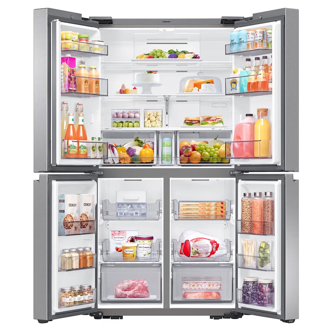 Samsung 649L 4-Door French Door Refrigerator - Silver SRF7100S