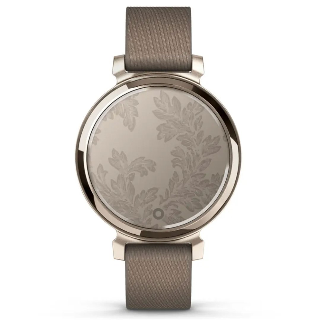 Garmin Lily® 2 Classic Cream Gold with Coffee Fabric Band 010-02839-14