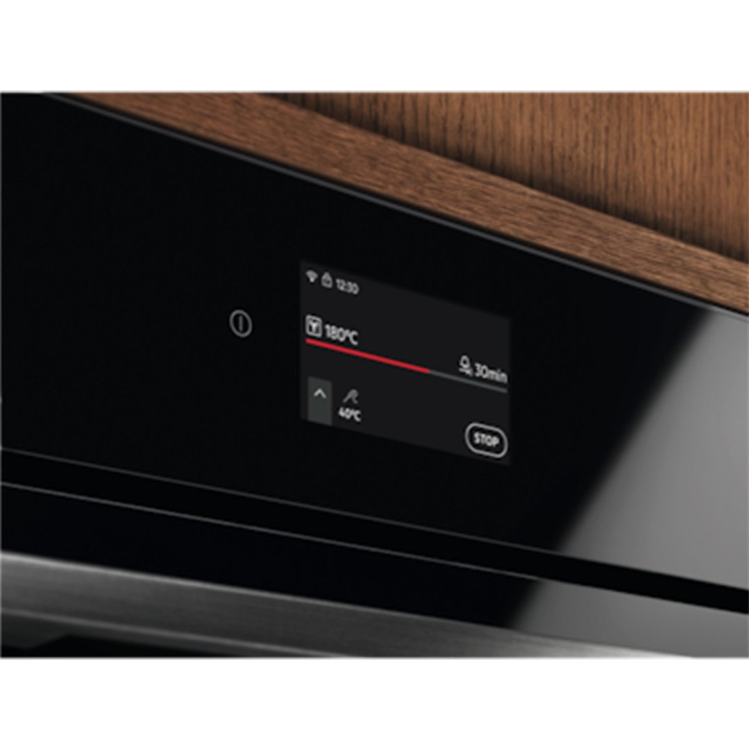 Electrolux 60cm Pyrolytic Oven with Food Probe, 21 Function, Black - 700 Series EVEP6816BF