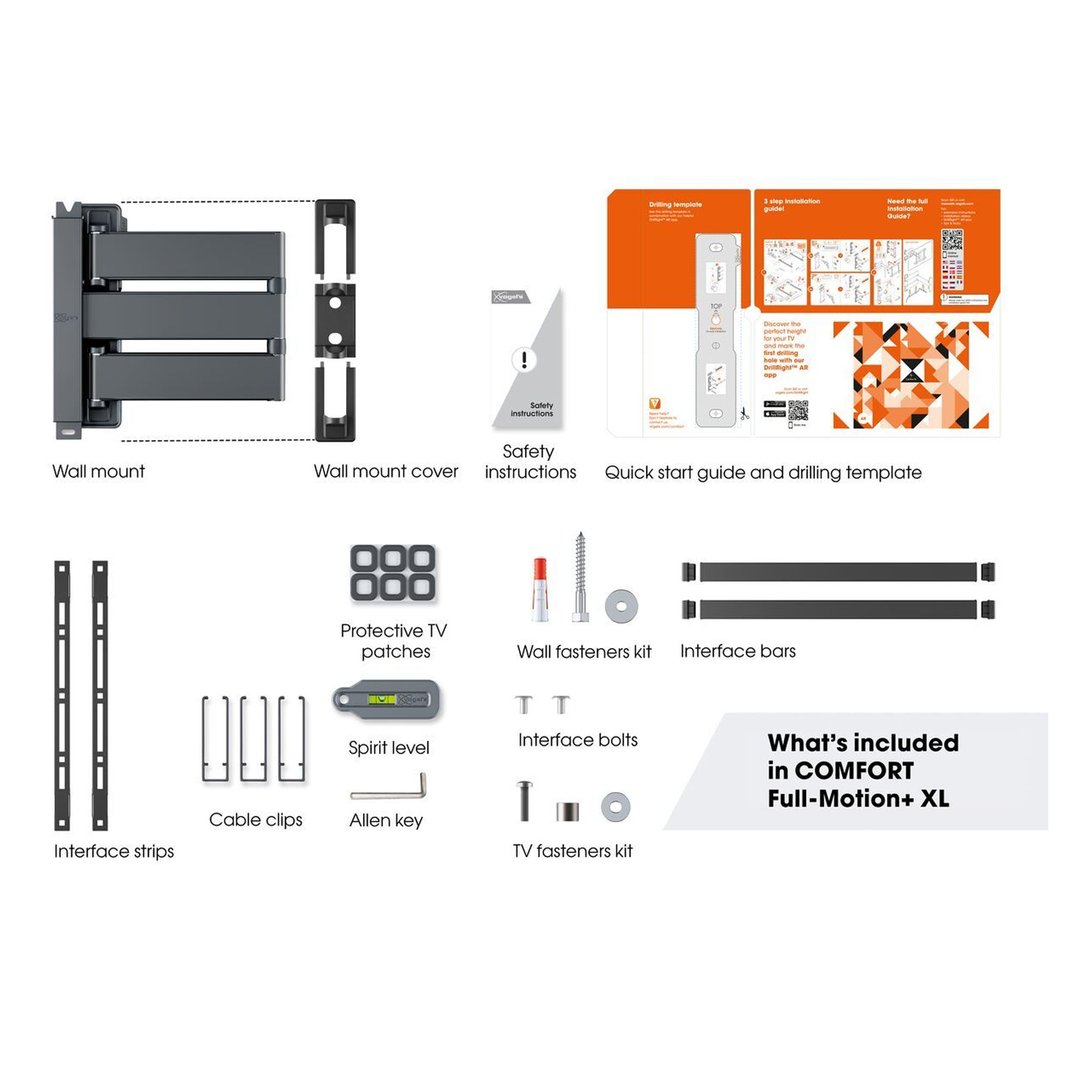 Vogels 55-100" Full-Motion TV Wall Mount (Black) TVM3845B