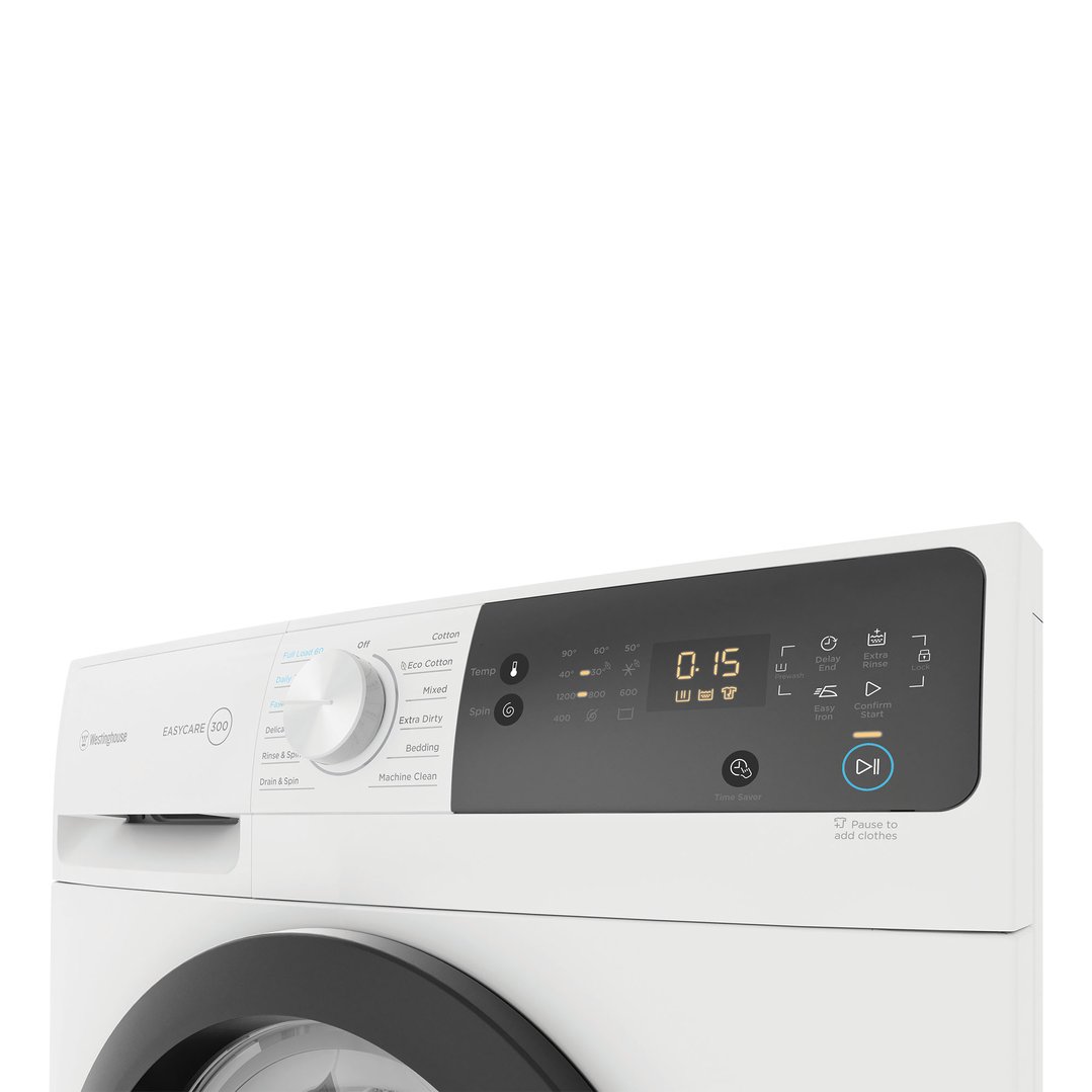 Westinghouse 7.5kg EasyCare 300 Series Front Load Washing Machine WWF7524N3WAS