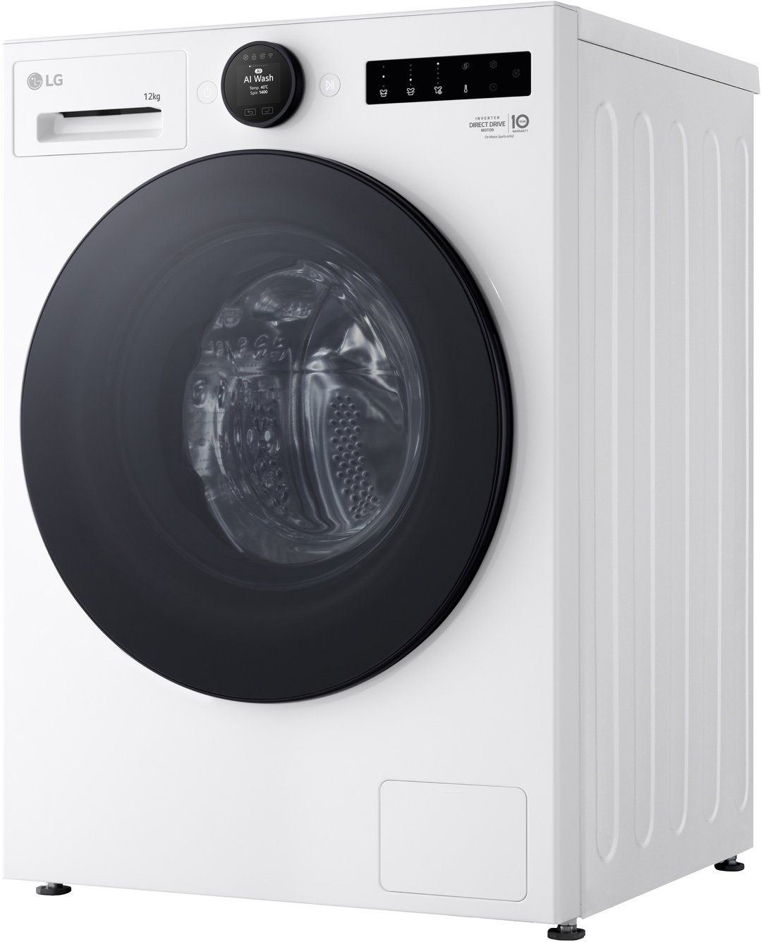 LG 12kg Series 9 Front Load Washer White - Steam+ WX9-1412W