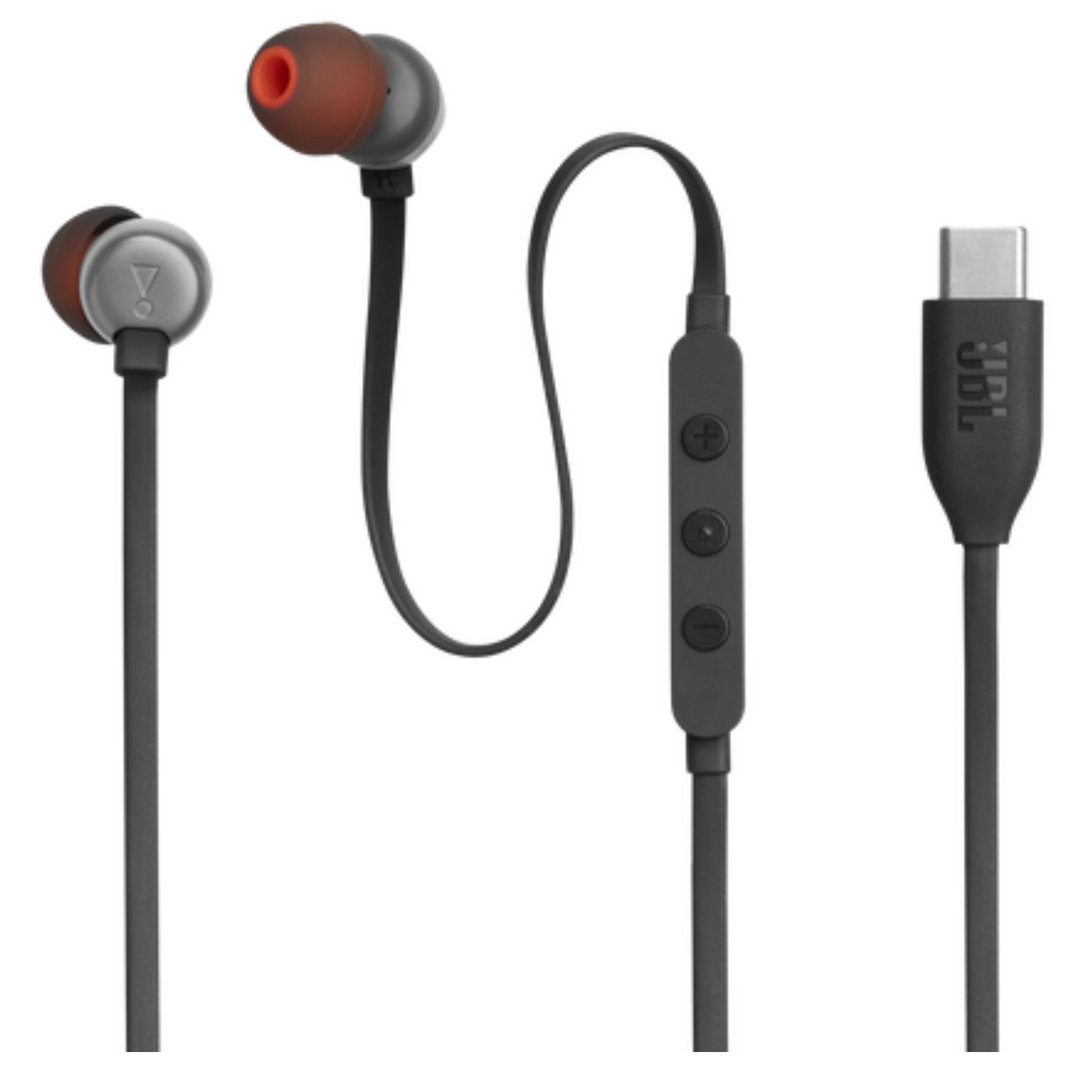 JBL Tune 310C USB-C In-Ear Headphones Black JBLT310CBLK