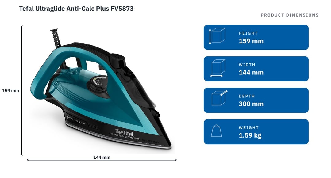 Tefal Ultraglide Anti-Calc Plus FV5873