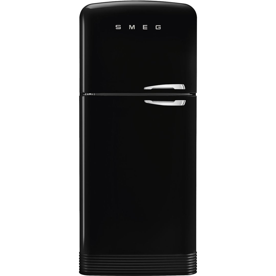 Smeg FAB 50 50’S Style Retro Refrigerator, Left Hand - Black FAB50LBL5AU