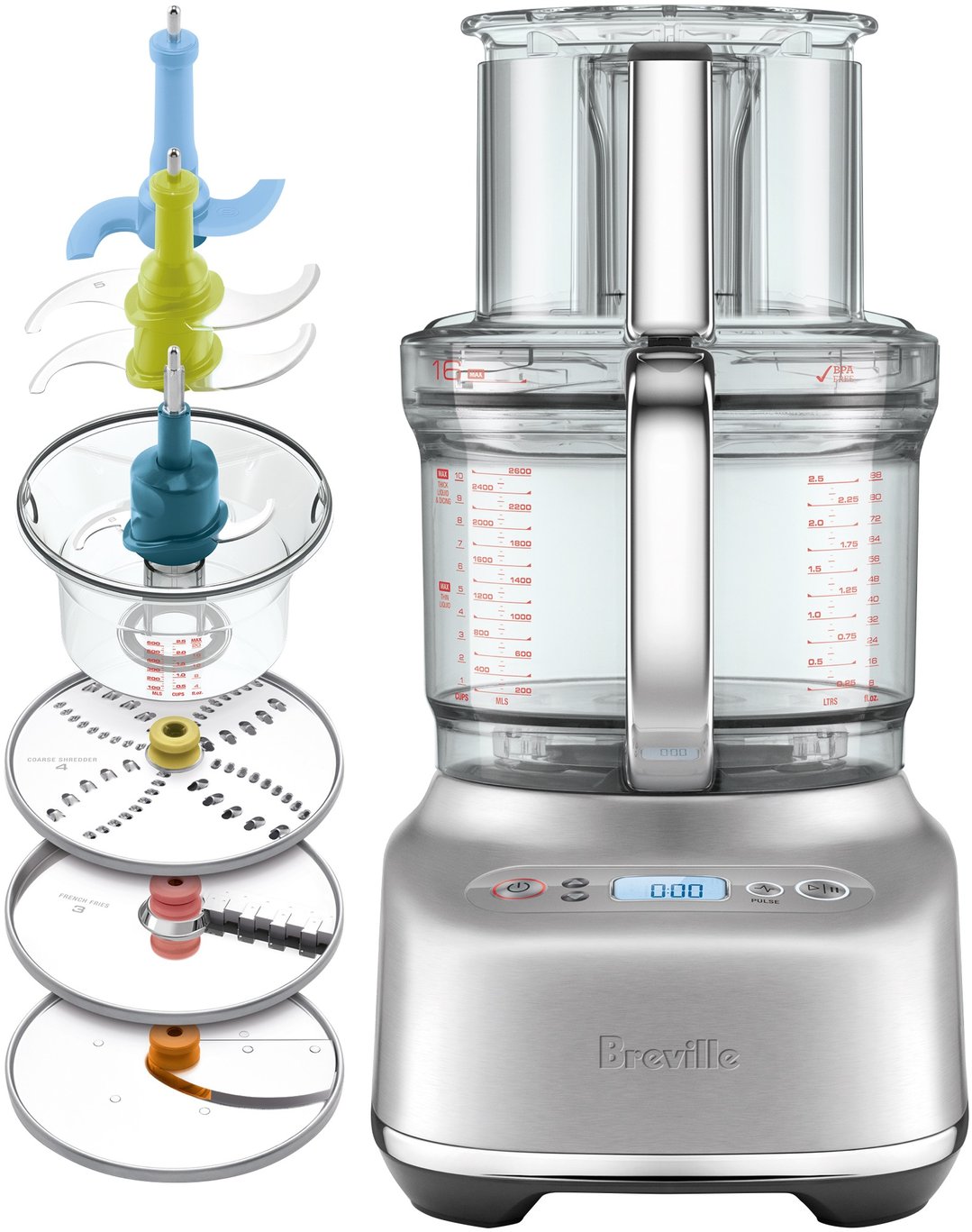 Breville the Kitchen Wizz® 16 - Brushed Stainless Steel BFP810BSS