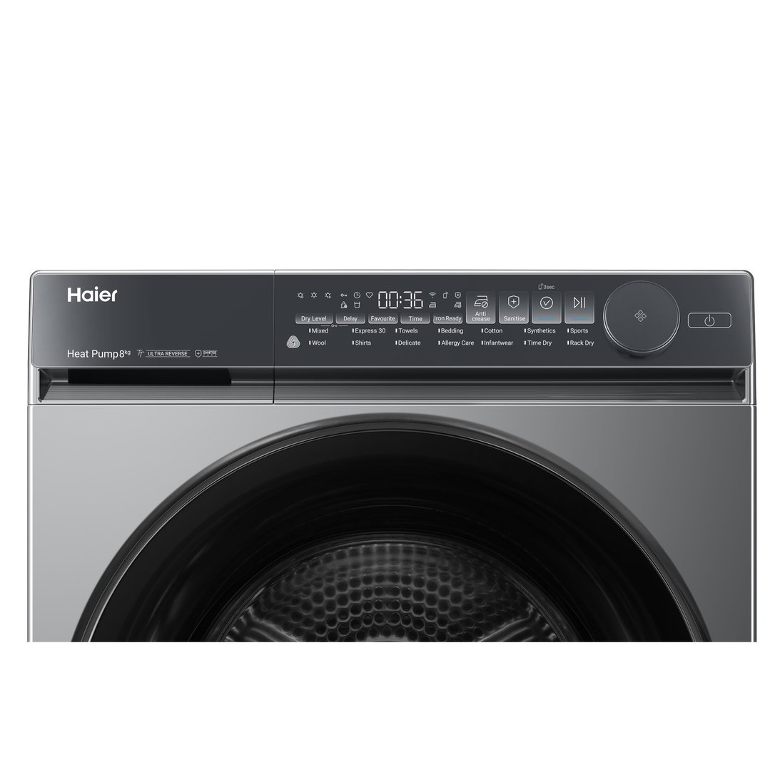 Haier 8kg 500 Series Heat Pump Dryer - Dark HDHPS80NB1